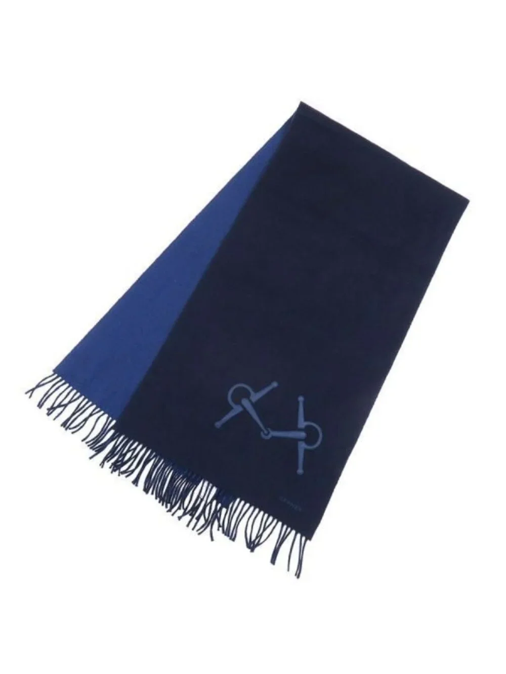 Hermes Scarf Navy - Picture 1 of 9